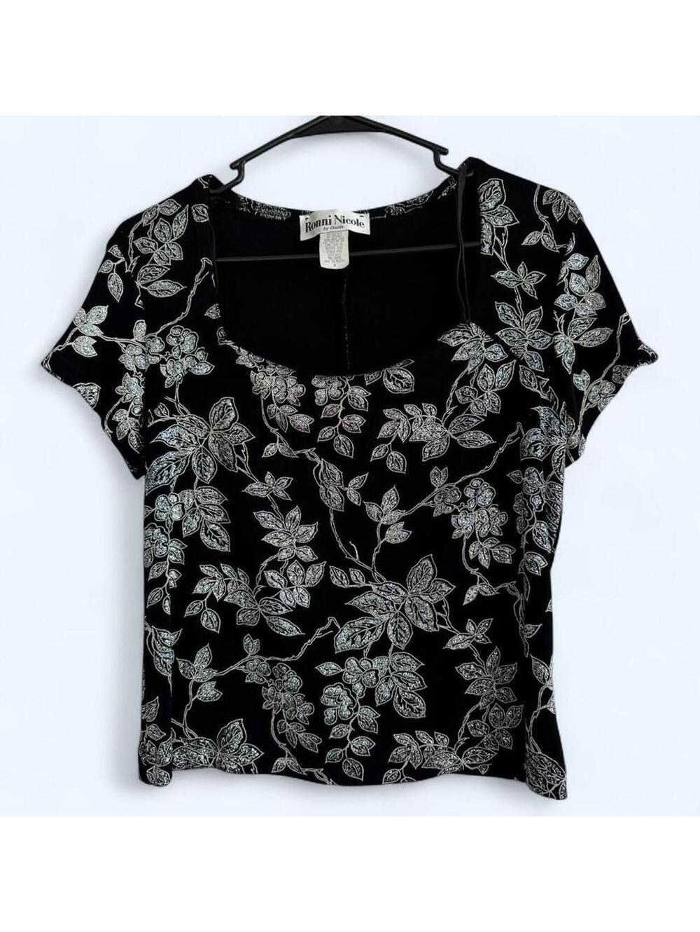 American Vintage Women's Black Blous